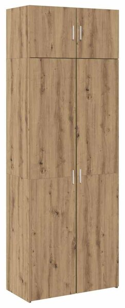 VidaXL Tárolószekrény 2 db Artisan tölgy 80 x 42,5 x 225 cm