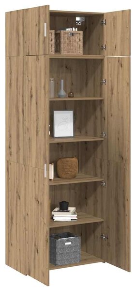 VidaXL Tárolószekrény 2 db Artisan tölgy 80 x 42,5 x 225 cm