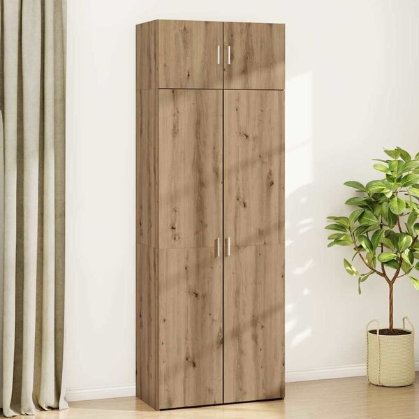 VidaXL Tárolószekrény 2 db Artisan tölgy 80 x 42,5 x 225 cm