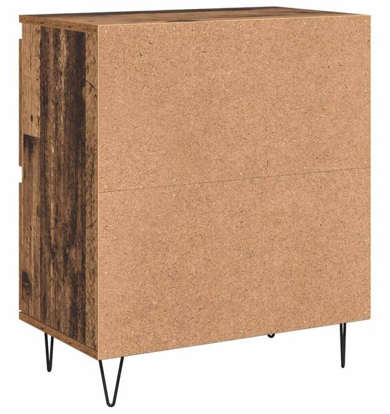 VidaXL Oldalszekrények 3 pcs Régi fa 180 x 35 x 70 cm Faanyag