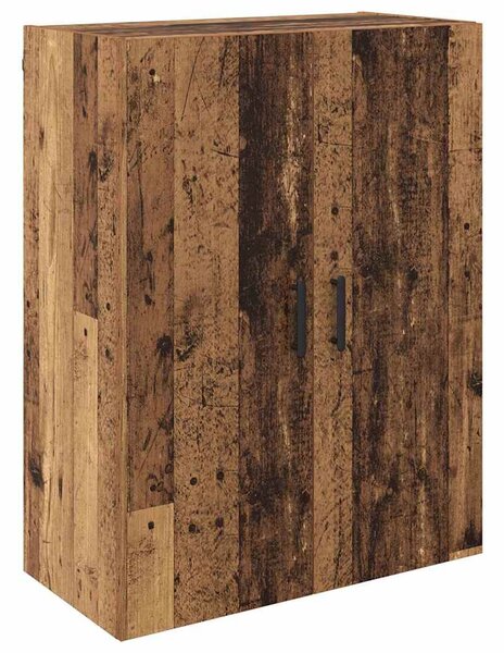 VidaXL Fali szekrény 2 db Öreg fa 69,5 x 34 x 90 cm Szerelt Fa