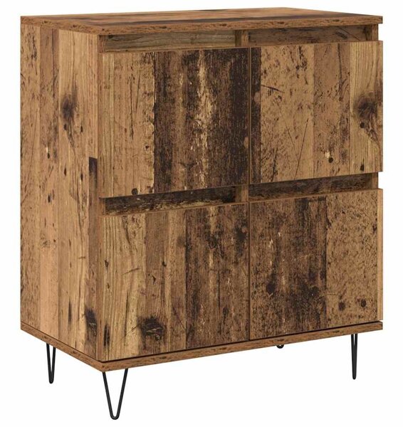 VidaXL Oldalszekrények 3 pcs Régi fa 180 x 35 x 70 cm Faanyag