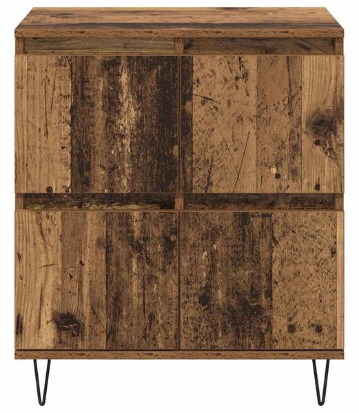 VidaXL Oldalszekrények 3 pcs Régi fa 180 x 35 x 70 cm Faanyag