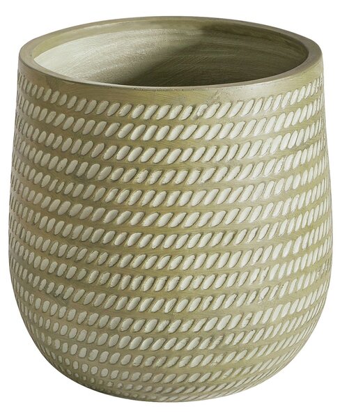 Virágcserép LIVADIA 39 cm Olivazöld