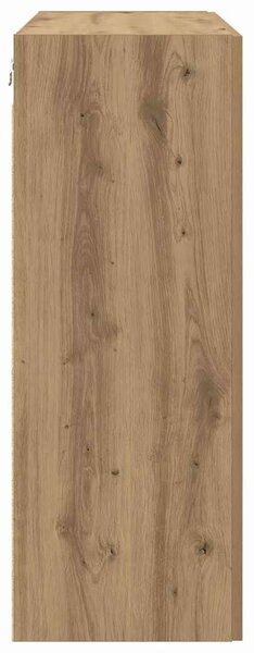 VidaXL Fali szekrény 2 db Artisan tölgy 69,5 x 34 x 90 cm Szerelt Fa