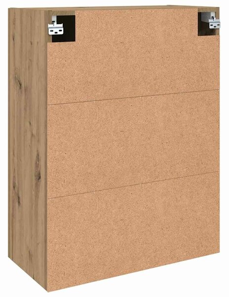 VidaXL Fali szekrény 2 db Artisan tölgy 69,5 x 34 x 90 cm Szerelt Fa