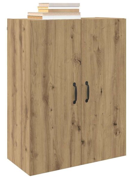 VidaXL Fali szekrény 2 db Artisan tölgy 69,5 x 34 x 90 cm Szerelt Fa