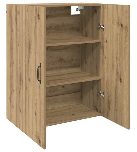 VidaXL Fali szekrény 2 db Artisan tölgy 69,5 x 34 x 90 cm Szerelt Fa