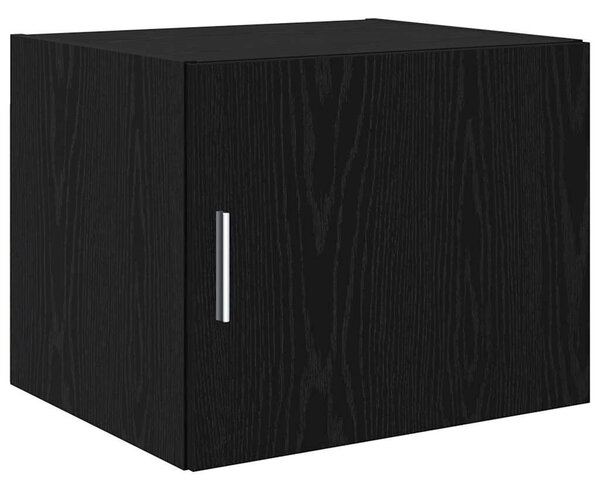 VidaXL Széf 2 db Fekete tölgy 50 x 41 x 225 cm