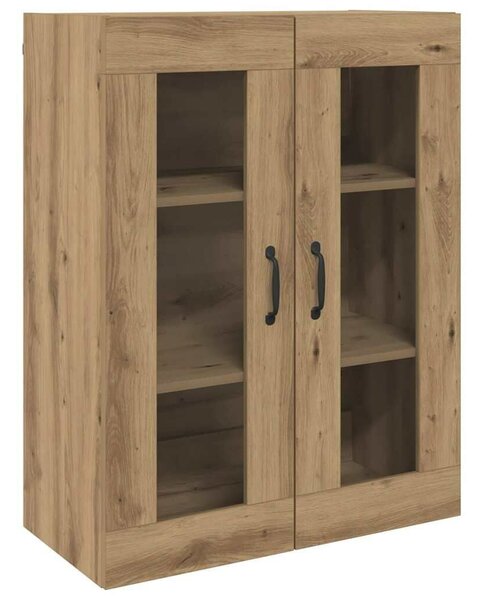 VidaXL Magasfiú 2 db Artisan tölgy 69,5 x 34 x 180 cm Szerelt Fa