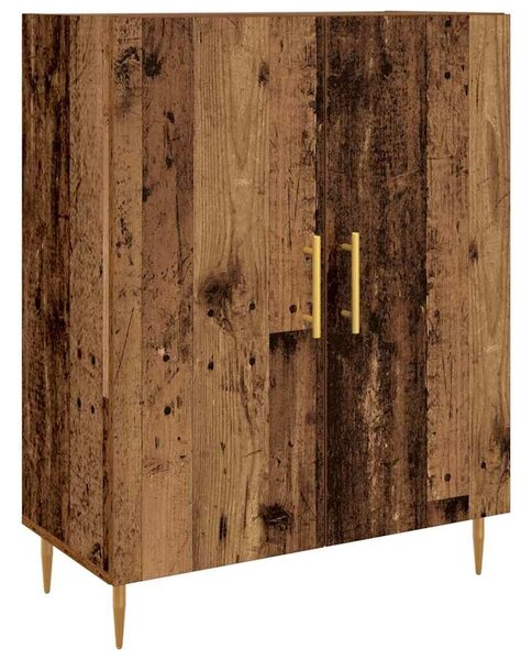 VidaXL Magasfiú Régi fa 69,5 x 34 x 180 cm Szerelt Fa