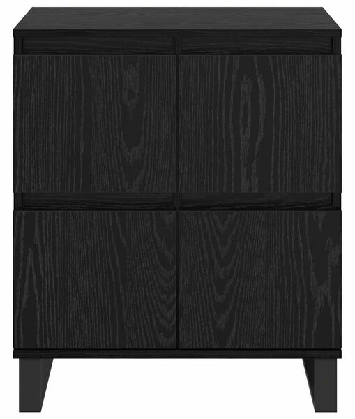 VidaXL Széf 3 db Fekete tölgy 60 x 35 x 70 cm
