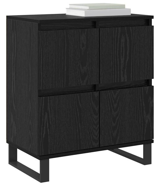 VidaXL Széf 3 db Fekete tölgy 60 x 35 x 70 cm