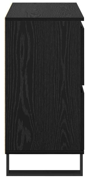 VidaXL Széf 3 db Fekete tölgy 60 x 35 x 70 cm