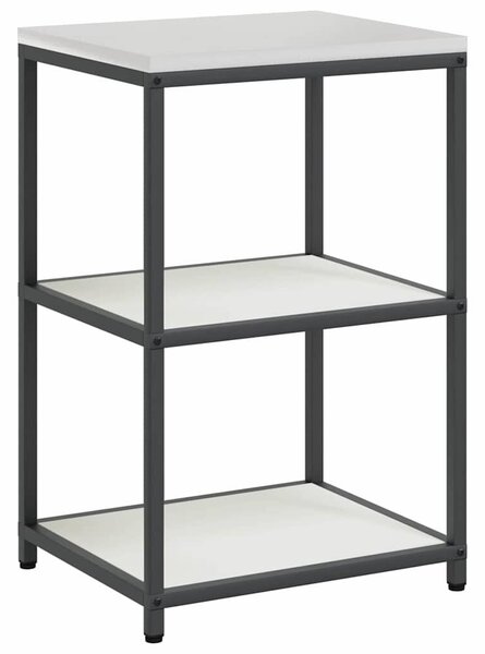 VidaXL Konyhai Tárolás HATTEM Fehér 60 x 50 x 92 cm Acél