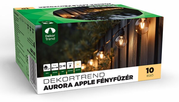 Dekortrend Aurora Apple fényfüzér, 10 égő