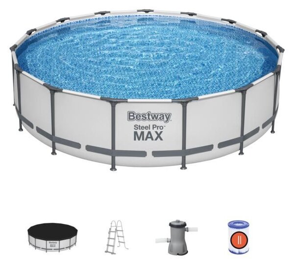 Bestway MAURITIUS fémvázas medence szett 457 x 107 cm