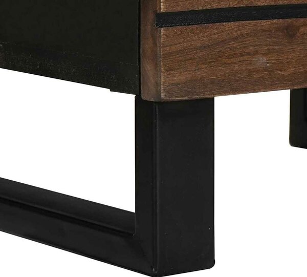VidaXL Highboard Barna 40 x 33 x 110 cm tömör mangófa