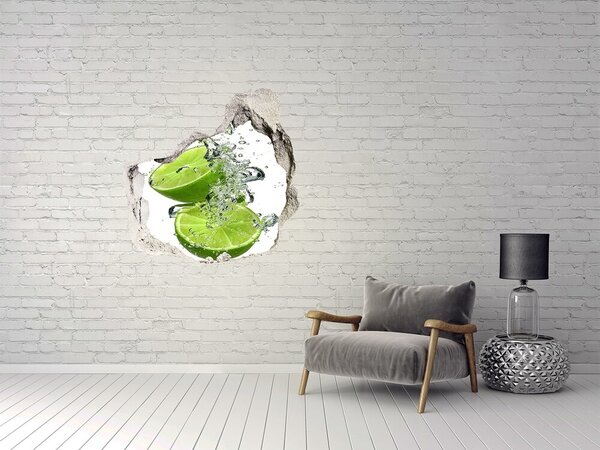 3d lyuk fal dekoráció Lime víz alatt