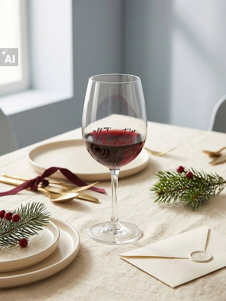 Sinsay - Karácsonyi pohár all I want for Christmas felirattal - clear