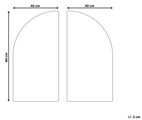 Fali Dekoráció OGAN 80 cm Fekete