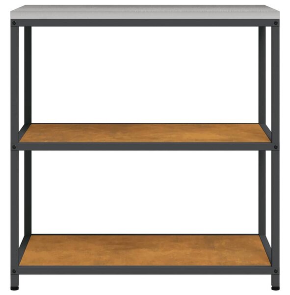 VidaXL Konyhai polcrendszer HATTEM Rozsdás 90 x 50 x 92 cm Acél