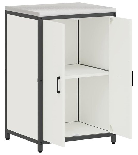 VidaXL Konyhai tárolószekrény HATTEM Fehér 60 x 50 x 92 cm Acél