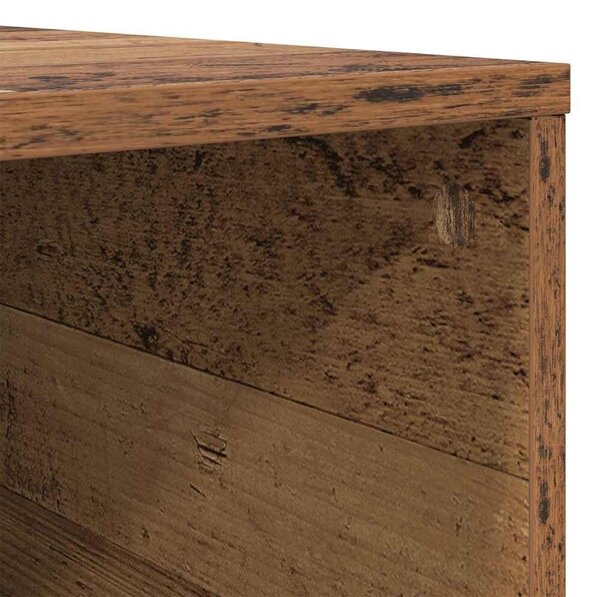 VidaXL Dohányzóasztal Öreg fa 80 x 80 x 36,5 cm Faanyag