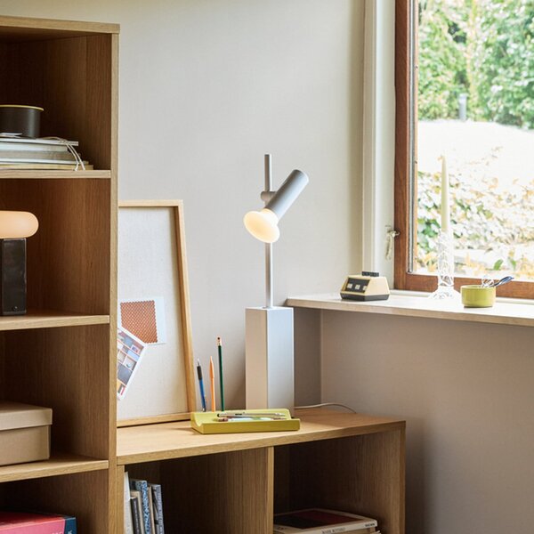 Asztali lámpa Hübsch, SET, Szürke, Nappali, Fém, Modern