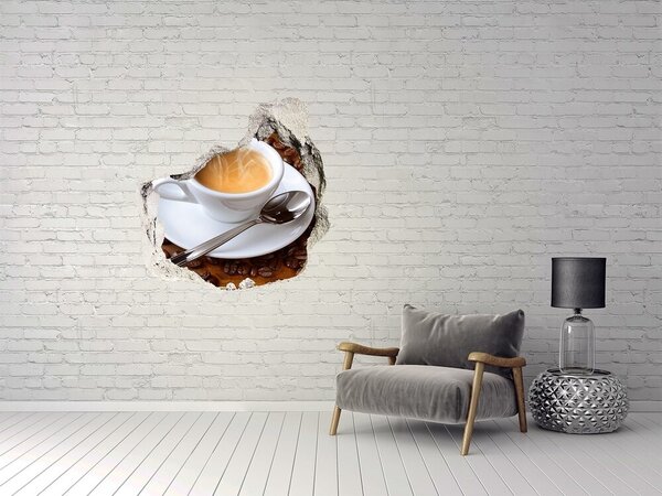 3d lyuk fal dekoráció Aromás kávé