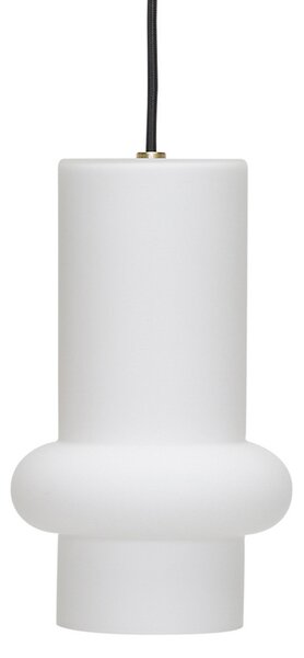 Függőlámpa Hübsch, Pilule Down, dimmable, Fehér, Nappali, Üveg, Skandináv