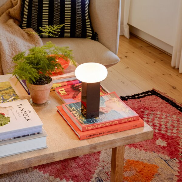 Kültéri Lámpa Hübsch, LOW, dimmable, Barna / Rozsdabarna, Nappali, Fém, Modern