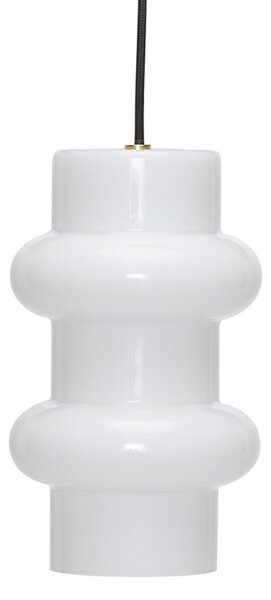 Függőlámpa Hübsch, Pilule Double, dimmable, Fehér, Nappali, Üveg, Skandináv