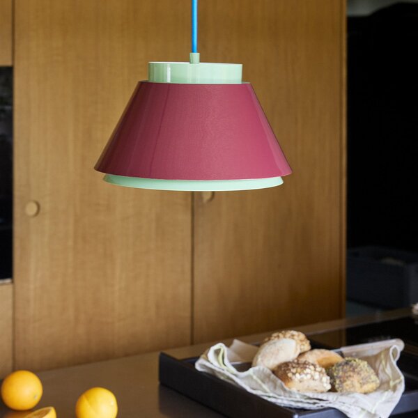 Függőlámpa Hübsch, Remi, dimmable, Zöld, Nappali, Fém, Skandináv