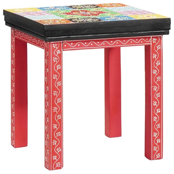 VidaXL Fészekasztal Barna 38 x 38 x 41.5 cm Tömör mangófa