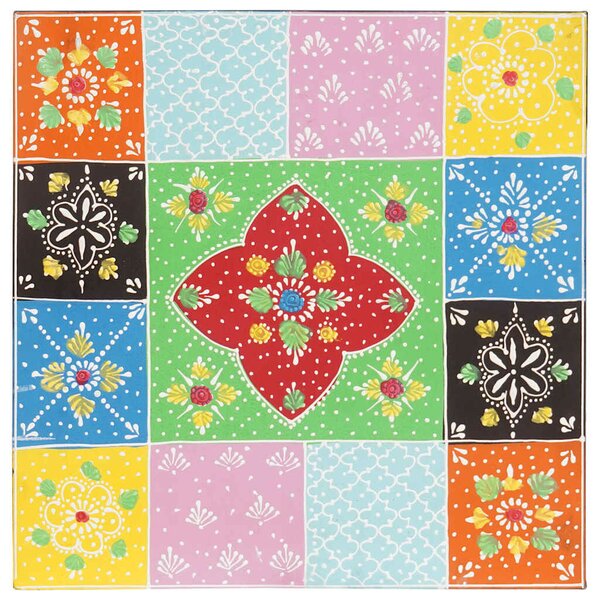 VidaXL Fészekasztal Barna 38 x 38 x 41.5 cm Tömör mangófa