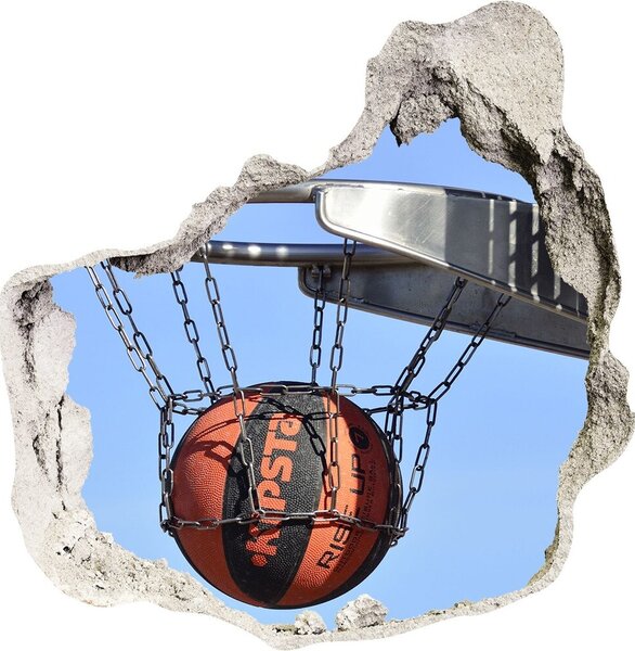 3d lyuk fal dekoráció Kosárlabda
