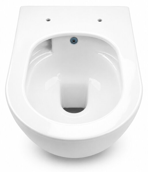 CeraStyle BELLA fali WC - BEÉPÍTETT bidé funkcióval - perem nélküli - VORTEX örvényöblítéssel -53 cm