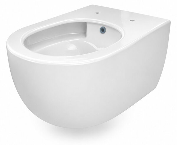 CeraStyle BELLA fali WC - BEÉPÍTETT bidé funkcióval - perem nélküli - VORTEX örvényöblítéssel -53 cm