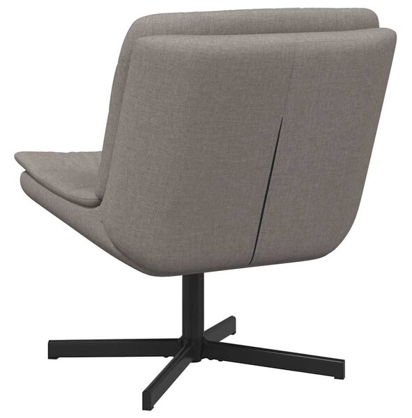 VidaXL Forgószék Tópszínű 63 x 75 x 76 cm szövet
