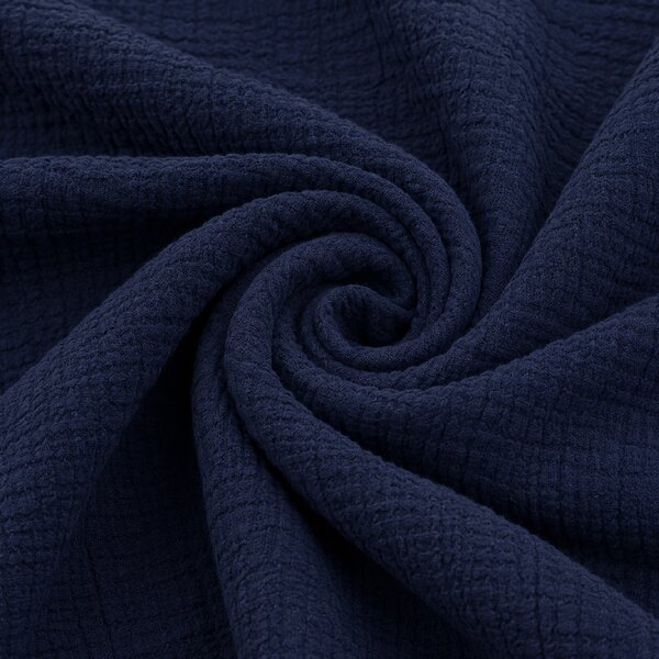 Muszlin ágynemű Dark Navy Ágynemű mérete: Gyermek méret 90x135 cm, A csomag tartalma: Készletcsomagolás