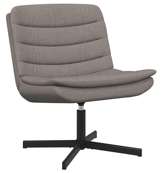 VidaXL Forgószék Tópszínű 63 x 75 x 76 cm szövet