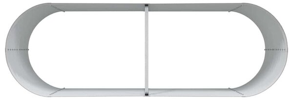 VidaXL Kerti magaságyás Barna 240 x 80 x 81 cm Acél