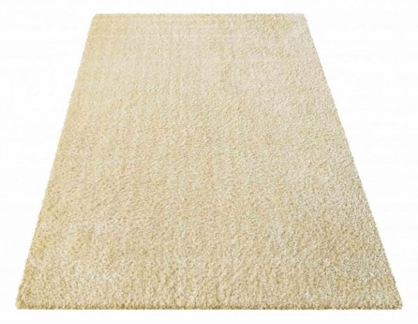 Krémszínű ENZO puha shaggy szőnyeg Méret: 120x170 cm