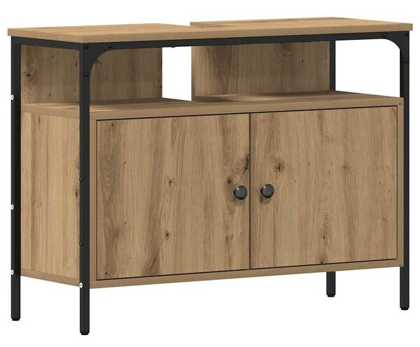 VidaXL Fürdőszobai Mosdószekrények 3 db Barna 80 x 30 x 60 cm