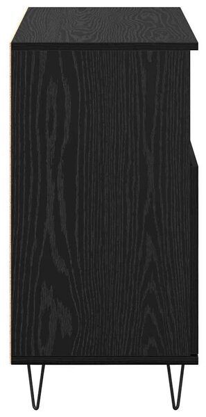 VidaXL Oldalszekrények 3 pcs Musta tammi 180 x 35 x 70 cm Faanyag