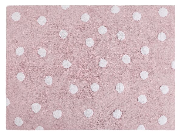 TOPOS Rosa rózsaszín mosható szőnyeg 160x120
