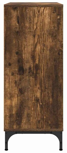 VidaXL Széf Füstölt tölgy 79,5 x 33 x 82 cm Szerelt Fa