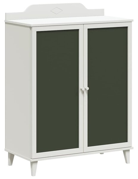 VidaXL Gyerekek Kreatív Tárolás ROROS Fehér 80 x 40 x 110 cm