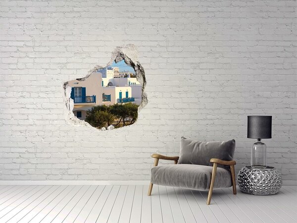 3d lyuk fal dekoráció Mykonos görögország